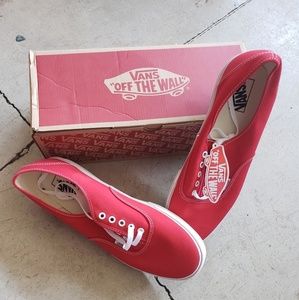 Nwt Red Vans mens size 13